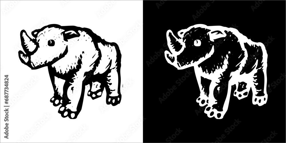 Illustration vector graphics of ZooWoodcuts icon
