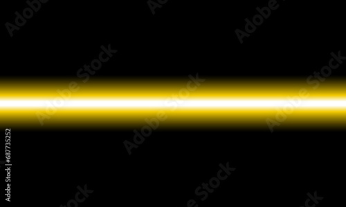 横一直線の黄色い光線の背景