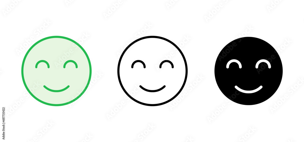 smile icon set. smile emoticon icon. feedback smile icon set. smile emoticon icon. feedback