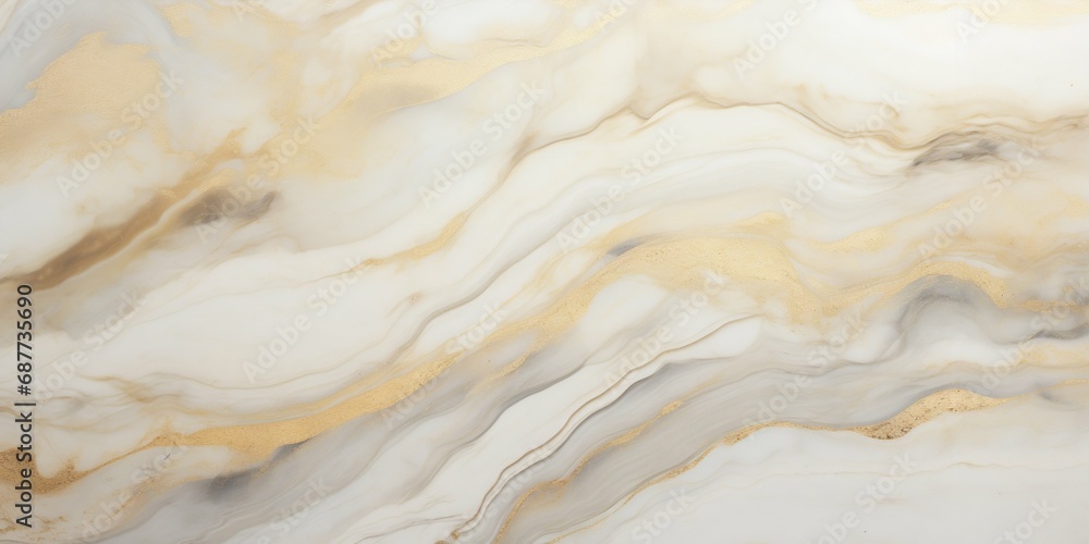 Elegant Golden Swirls on Marble Texture. Generative ai Elegant Golden Swirls on Marble Texture. Generative ai