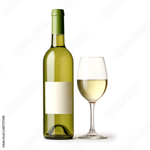 Wallpaper Mural professional photo of a wine bottle and glass Torontodigital.ca