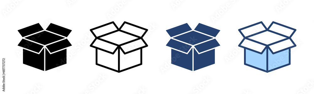 Box icon vector. box sign and symbol, parcel, package Box icon vector. box sign and symbol, parcel, package