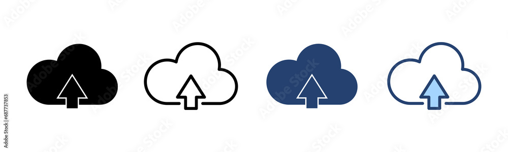 Cloud icon vector. cloud sign and symbol Cloud icon vector. cloud sign and symbol
