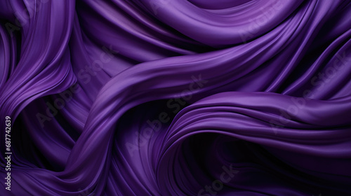 Elegant Velvet Purple Swirl Patterns