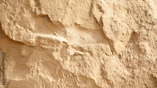 Photography sand quarry, in the photo there is a close-up of sand in the quarry