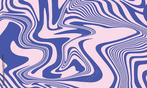 Collection of Abstract Horizontal Backgrounds Featuring Liquid Effects, Waves, Swirls, and Spin Patterns. Psychedelic Vector Design, Distorted Textures Embracing the Y2K, 60s, and 70s Aesthetic Styles