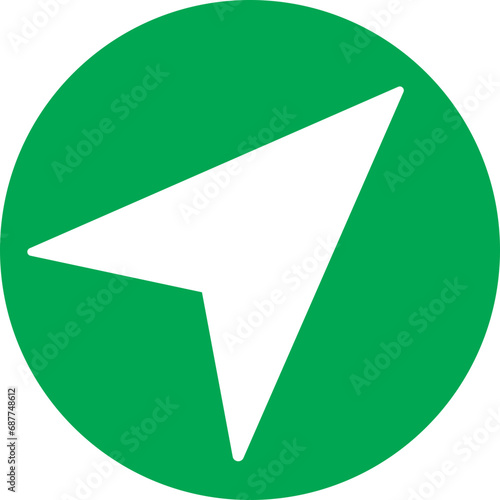 Free Download Green Fill Message send icon. Direct message or DM vector symbol. Send post or mail or email arrow icon. Plane origami send icon for web design, pictogram isolated on transparent background. - GFXLoad