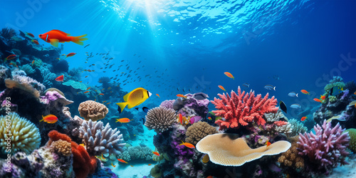 Coral Fish Underwater Ocean Sea Water Marine Animal Wildlife