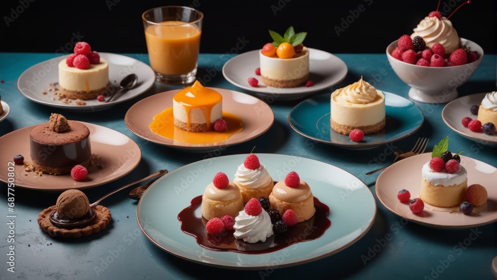 Obraz premium Table of Desserts 