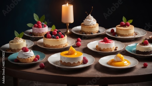 Wallpaper Mural Table of Desserts  Torontodigital.ca