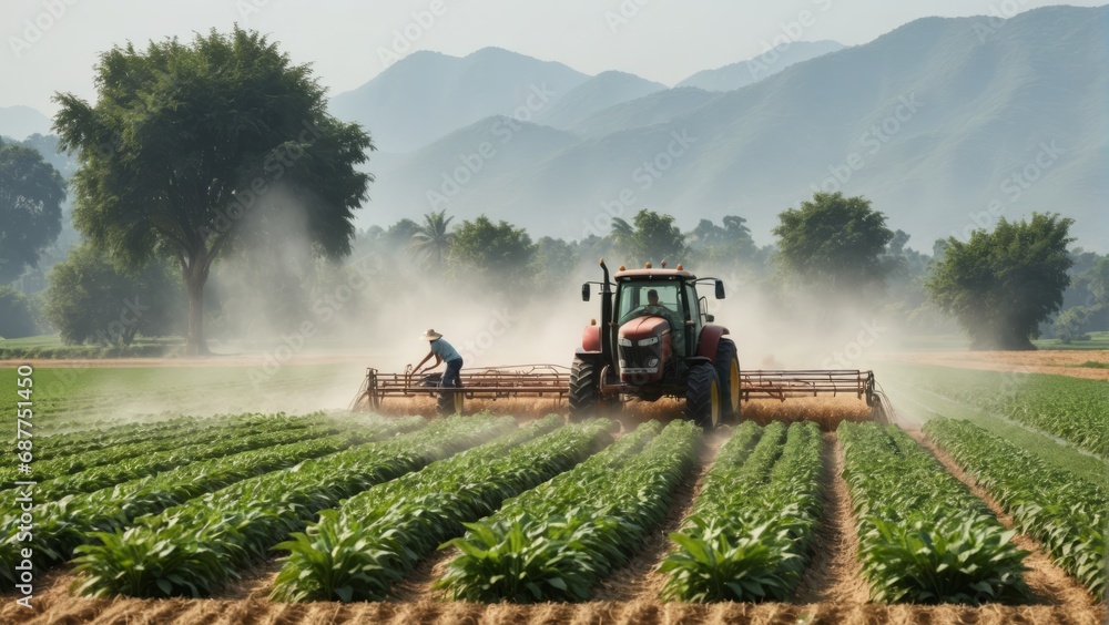 Fototapeta premium Farming