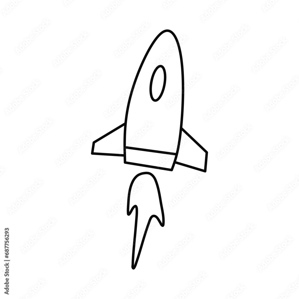 Rocket Doodle Element Rocket Doodle Element