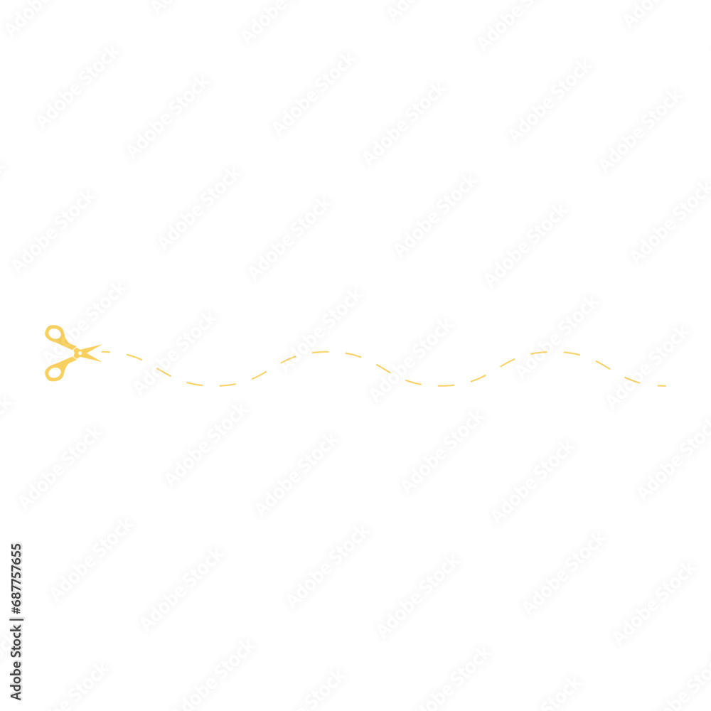 Gold Scissor Element Gold Scissor Element
