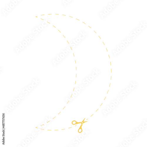 Gold Scissor Element