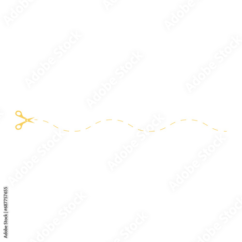 Gold Scissor Element