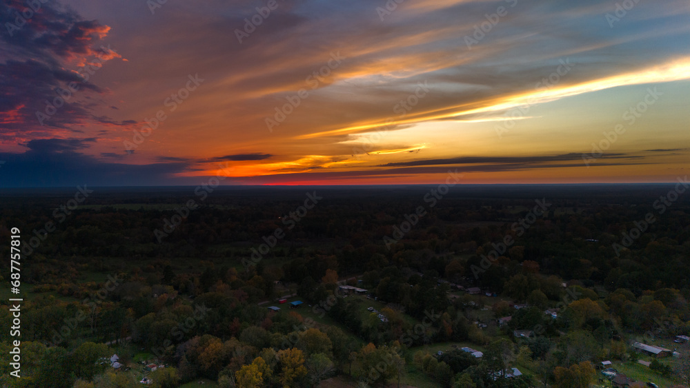 Small Town East Texas Sunset Small Town East Texas Sunset