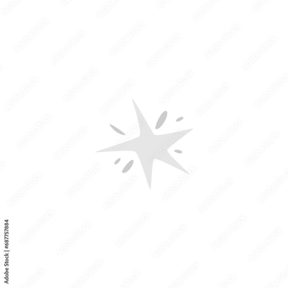 Obraz premium explosion cartoon simple bomb abstract