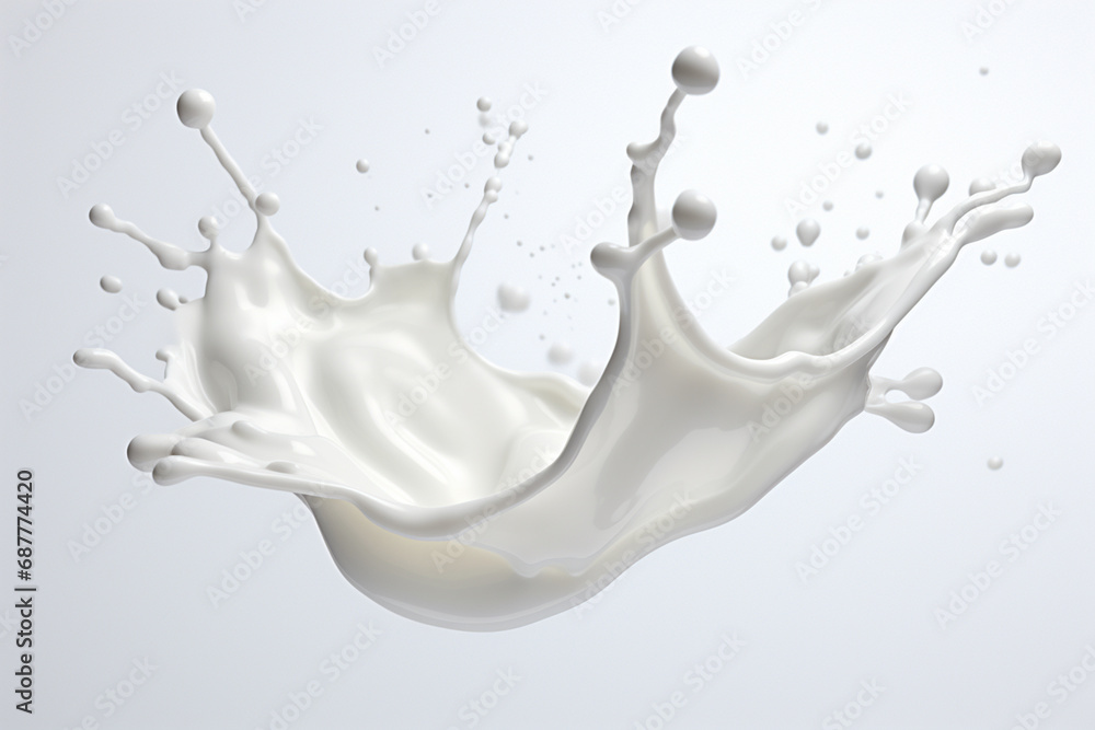 Milk. Splashes of milk. Generative AI. Milk. Splashes of milk. Generative AI.