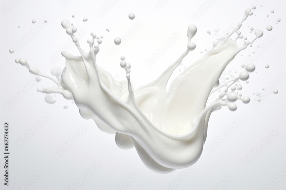 Milk. Splashes of milk. Generative AI. Milk. Splashes of milk. Generative AI.