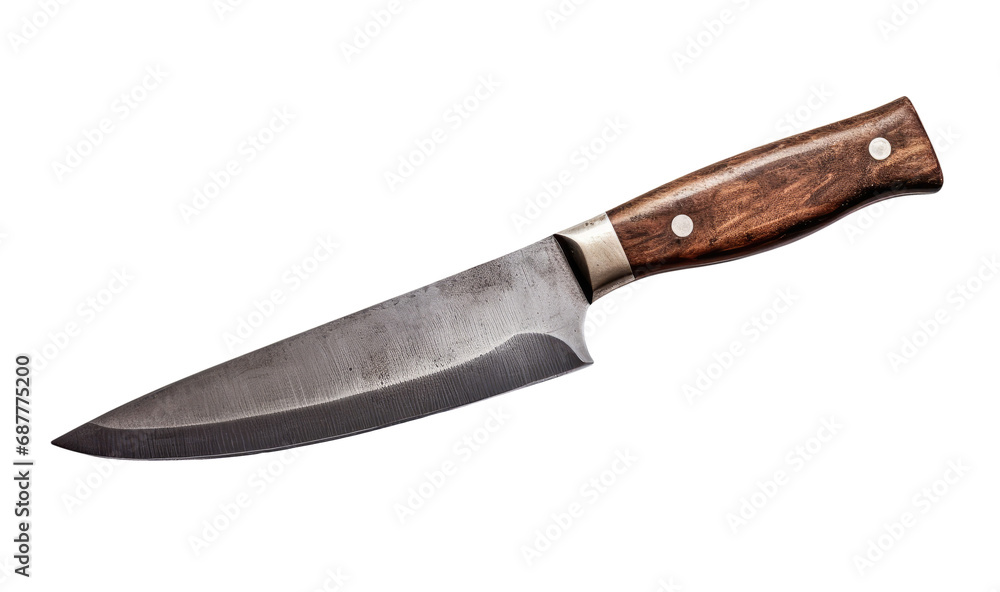 Kitchen knife isolated on transparent background Kitchen knife isolated on transparent background