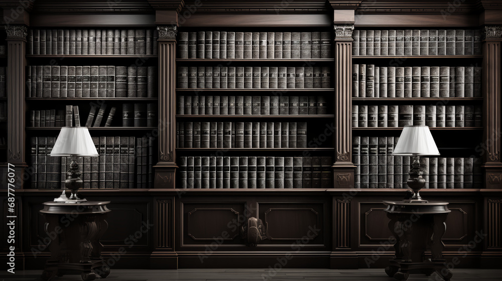 Law library - books - very distinguished - research - lawyer - justice Law library - books - very distinguished - research - lawyer - justice