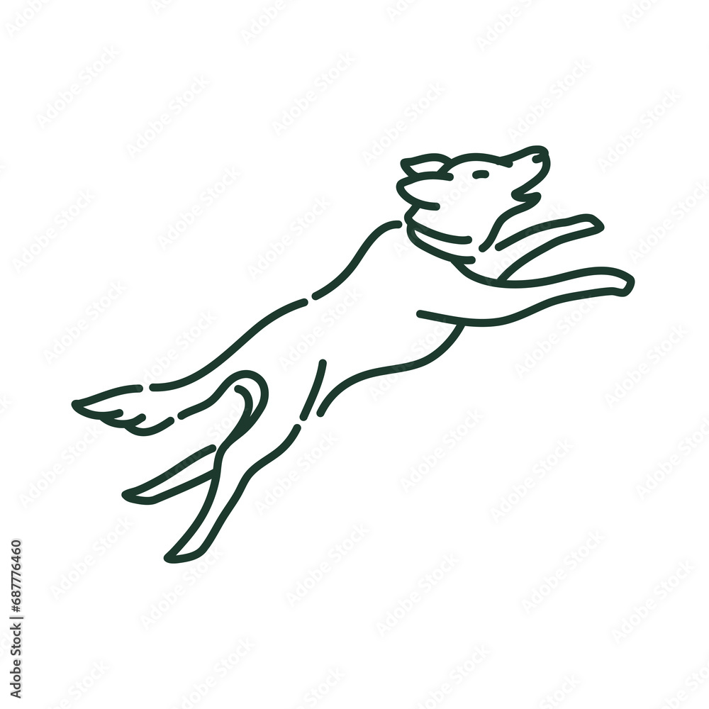 Obraz premium Cute Dogs Activities and Playing 7