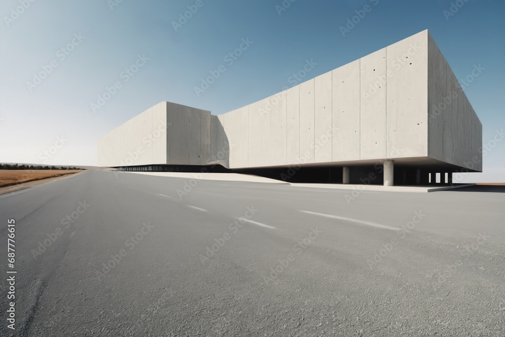 Futuristic minimalist architecture Futuristic minimalist architecture