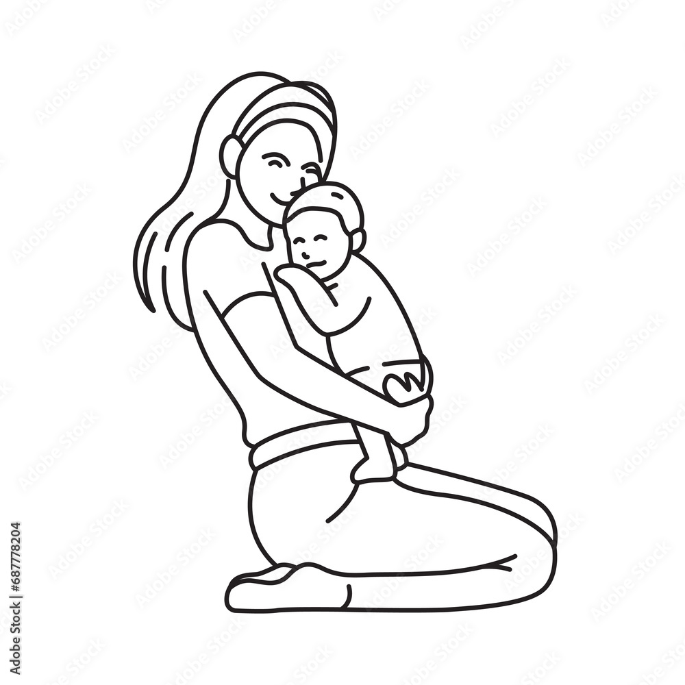Happy Mother's Day Mom and Baby 2 Happy Mother's Day Mom and Baby 2