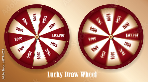 spin lucky draw wheel.