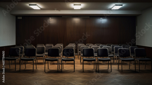 Empty conference room