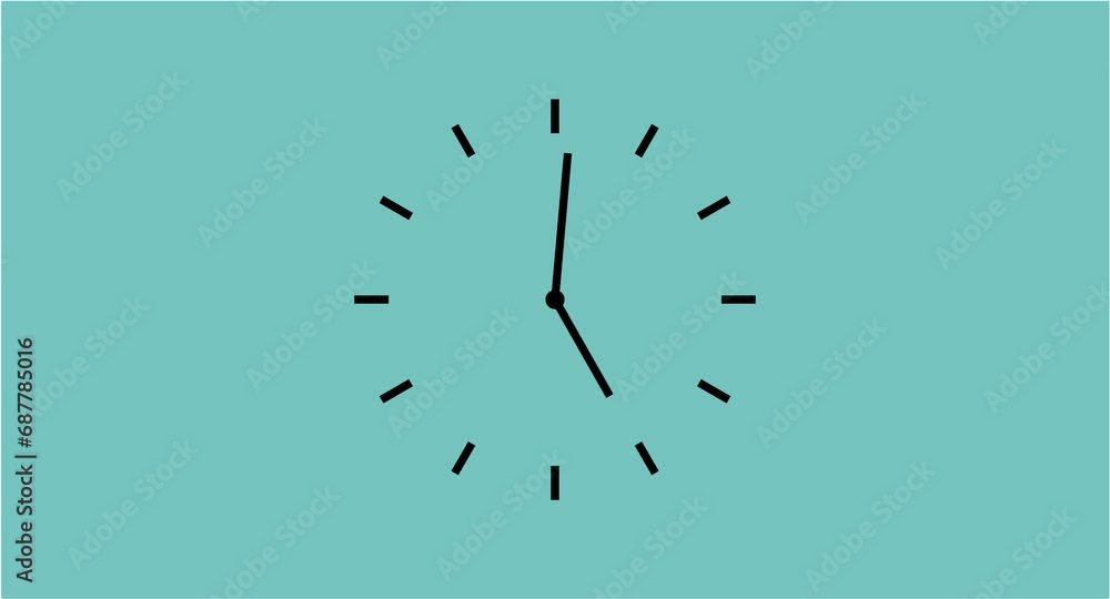 Clock stock motion animation video Clock stock motion animation video