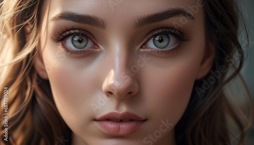 AI generated portrait of a Beautiful woman