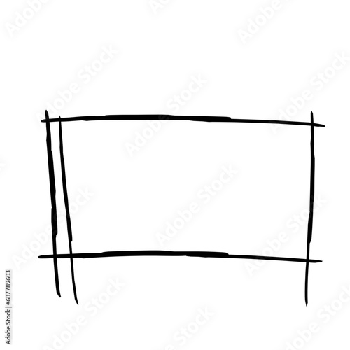 Rectangle frame line © Meroket