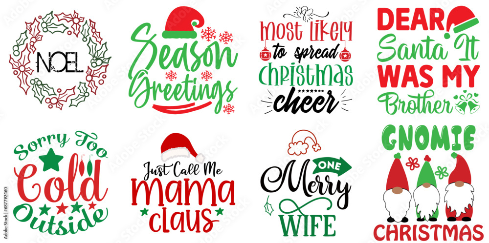 Merry Christmas and Happy Holiday Calligraphy Bundle Christmas Vector Illustration for Holiday Cards, Logo, Printing Press Merry Christmas and Happy Holiday Calligraphy Bundle Christmas Vector Illustration for Holiday Cards, Logo, Printing Press