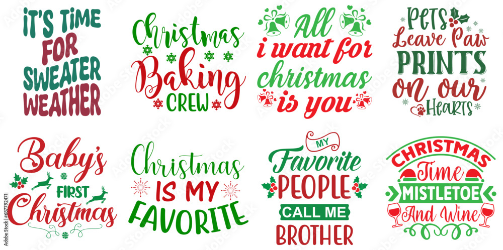 Merry Christmas and Winter Typographic Emblems Bundle Christmas Vector Illustration for Motion Graphics, Infographic, Advertisement Merry Christmas and Winter Typographic Emblems Bundle Christmas Vector Illustration for Motion Graphics, Infographic, Advertisement