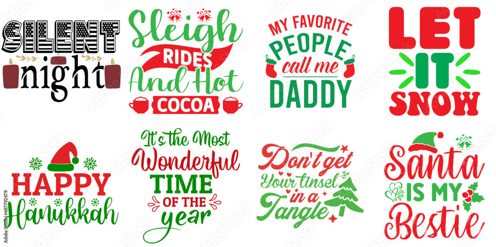 Christmas and Holiday Trendy Retro Style Illustration Bundle Christmas Vector Illustration for Announcement, Bookmark, Infographic Christmas and Holiday Trendy Retro Style Illustration Bundle Christmas Vector Illustration for Announcement, Bookmark, Infographic