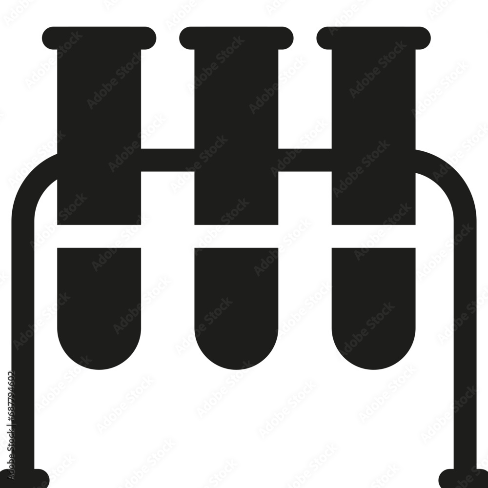 Fototapeta premium Test Tube Bold Icon