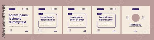 editable carousel template for social media posts