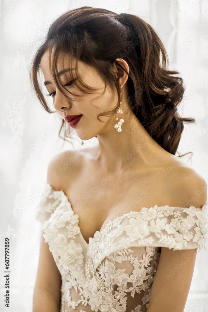 portrait of a bride portrait of a bride