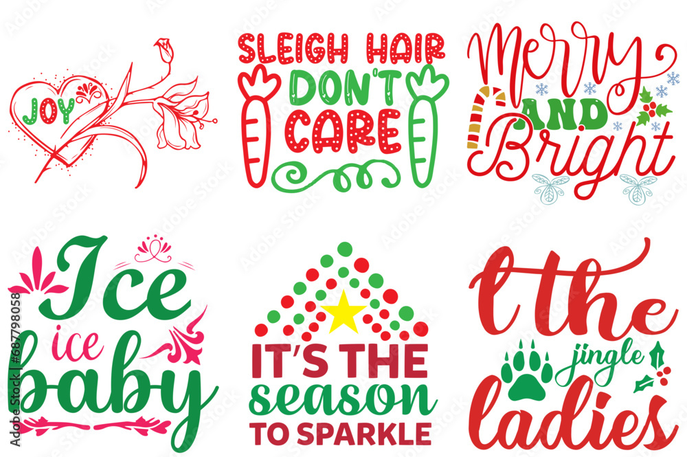 Christmas and New Year Labels And Badges Set Christmas Vector Illustration for Presentation, Printing Press, Book Cover Christmas and New Year Labels And Badges Set Christmas Vector Illustration for Presentation, Printing Press, Book Cover