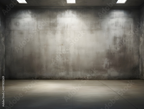 Simple room, wisteria color Wall, concrete Floor © ABDULRAHMAN