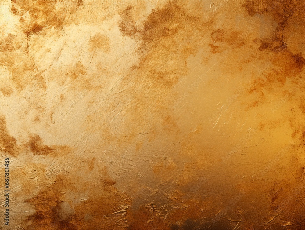 Grunge golden background or texture and gradients shadow. Abstract background. 