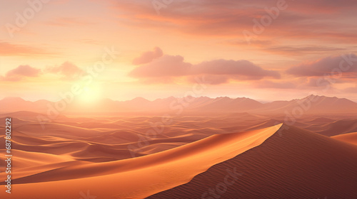 beautiful sunset in the desert © Mahwish Murad Khan