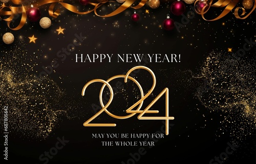 Happy new year social media post design 