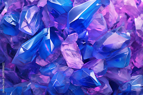 Beautiful Crystal Background. Ai generative