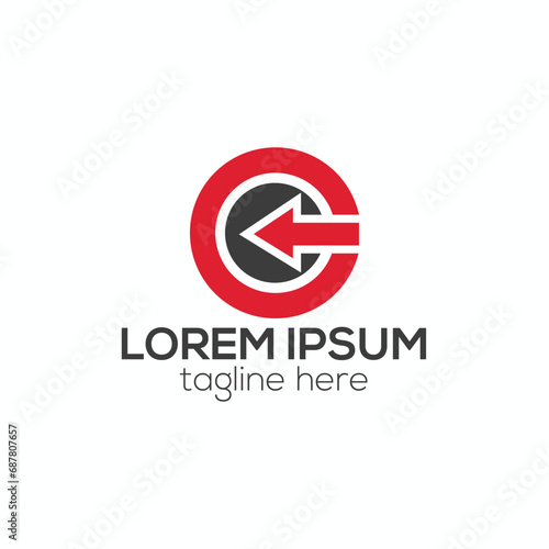 Free Download Modern initial C letter logo design concept isolated vector template illustration  - GFXLoad