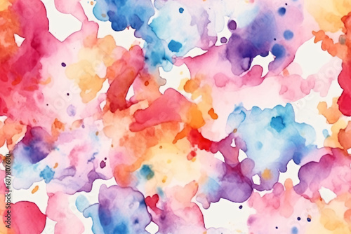 Seamless Abstract Watercolor Paint Texture. Ai generative