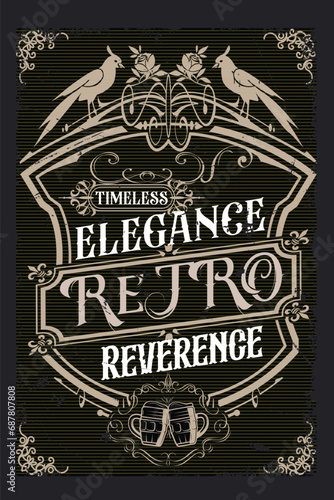 Retro Vintage Typography T-shirt Design