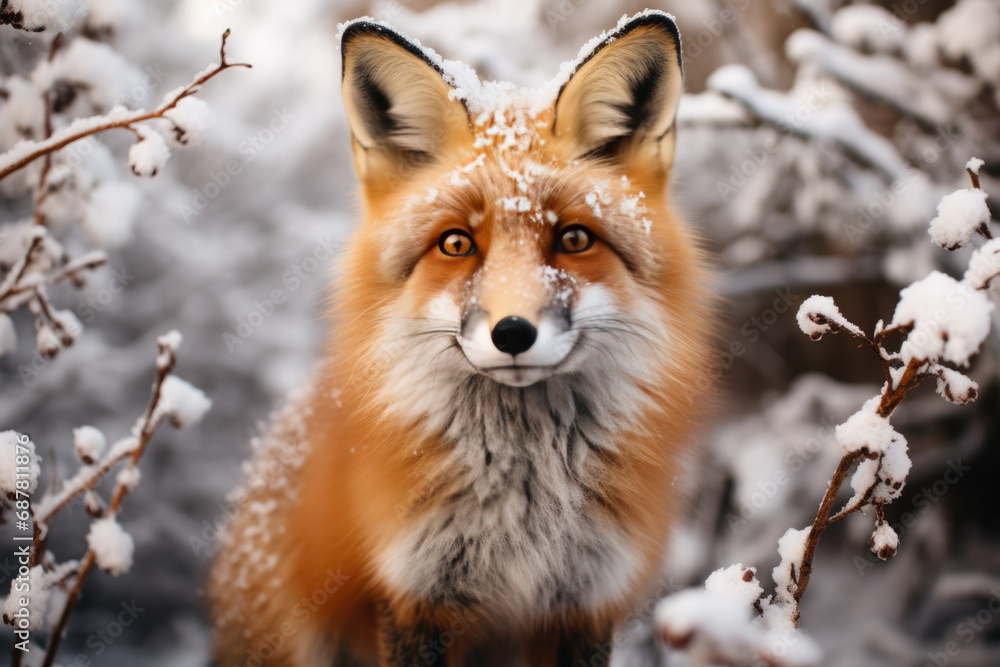 Fototapeta premium Snow Fox