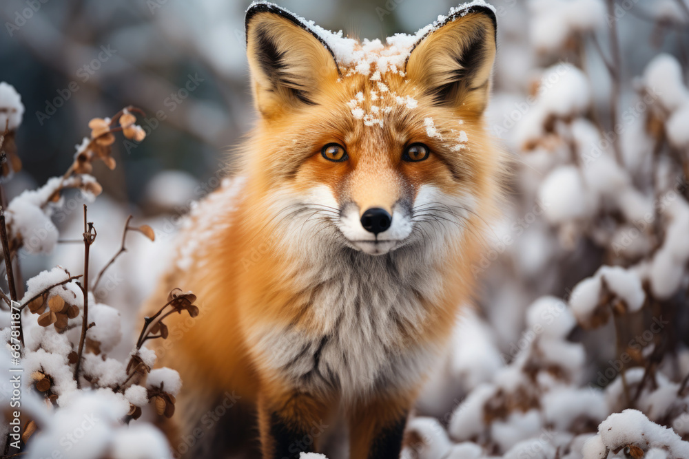 Fototapeta premium Snowy Fox